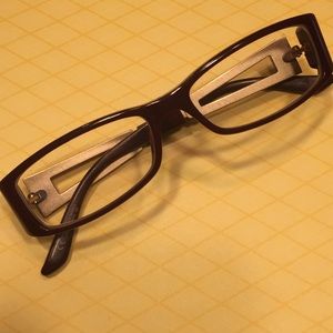 Christian Dior glasses. Dark purple.